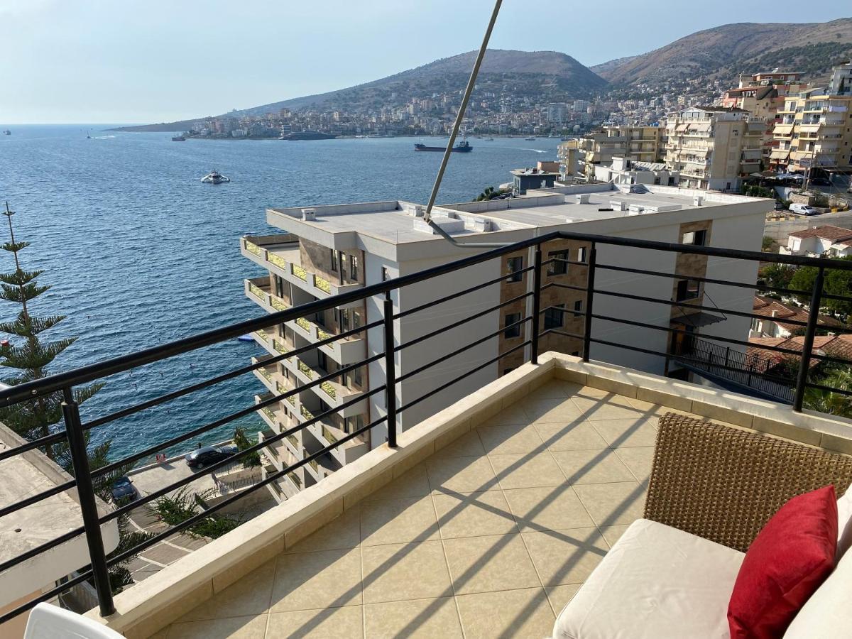 Apartment With Huge Sea View Balcony Sarandë Exterior foto
