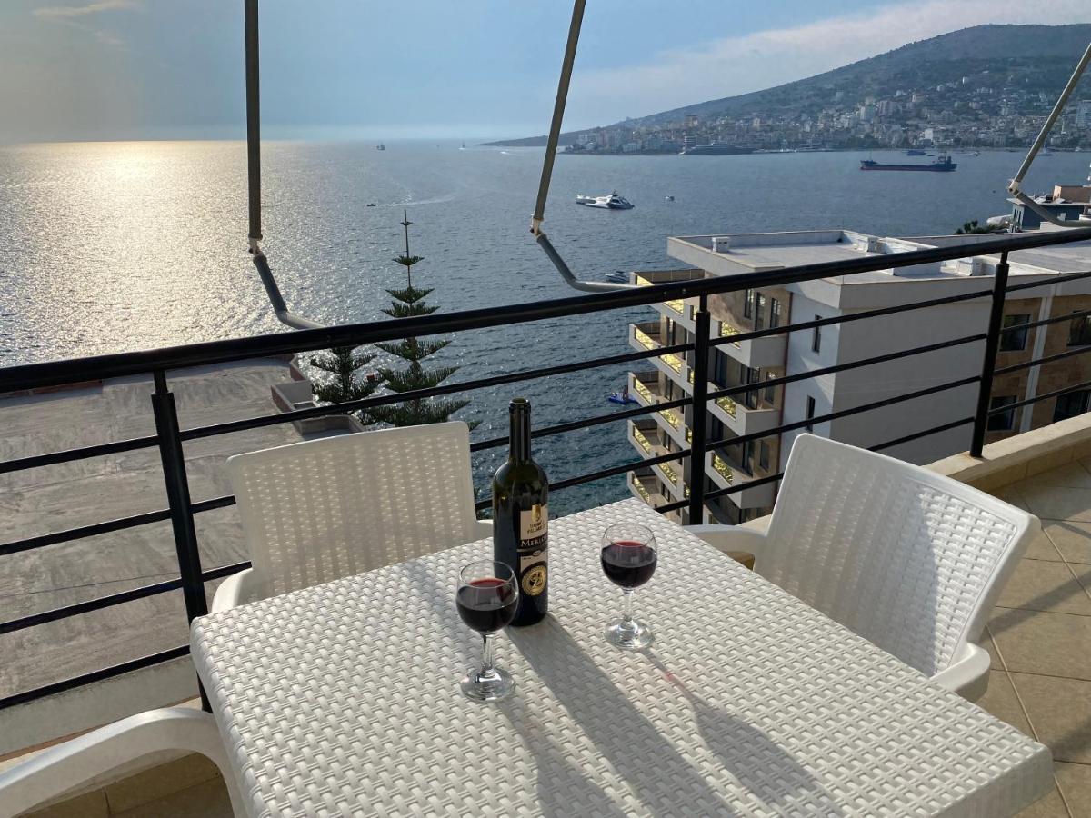 Apartment With Huge Sea View Balcony Sarandë Exterior foto